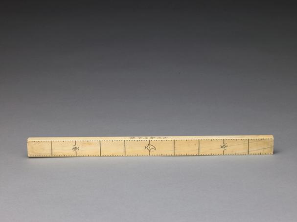 嘉靖款象牙尺