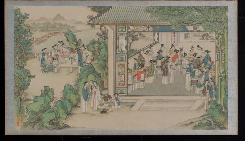 憨湘云醉眠芍药绸