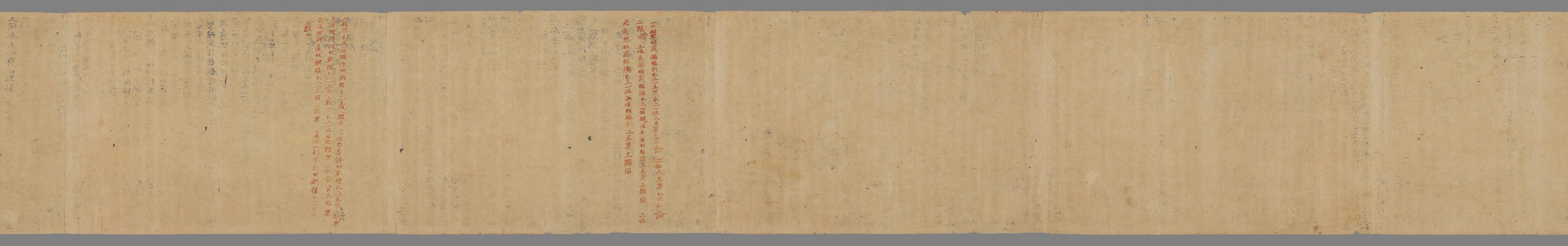 瑜伽師地論聲聞地分門記卷纸背