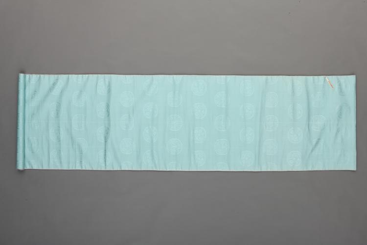 湖色四则汉瓦纹线绸