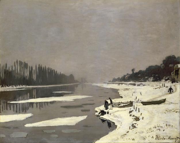 Ice Floes on the Seine at Bougival, 1867-1868