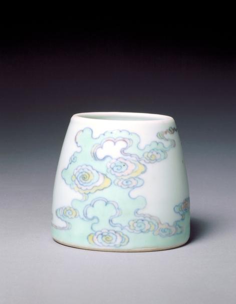 雍正款斗彩鱼罩式水丞