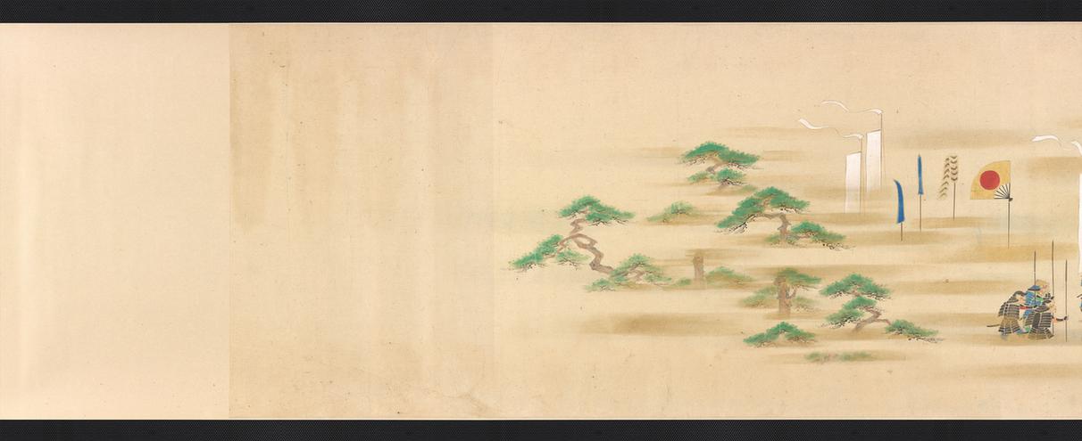 江户时期 长篠之战图卷