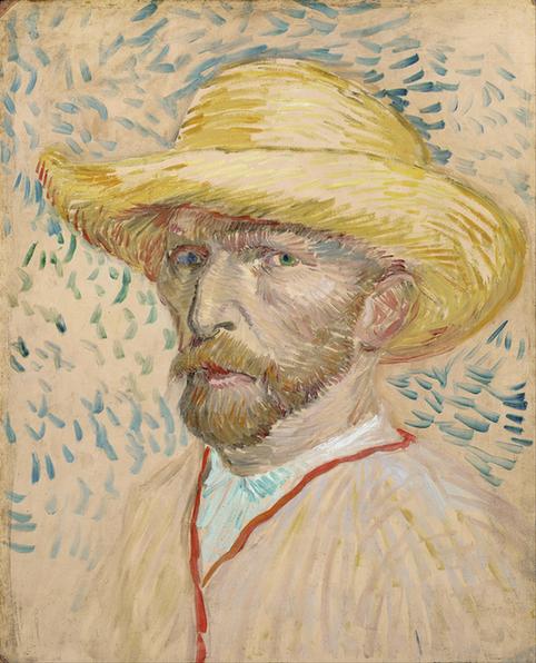 Self-portrait with straw hat (March - June )