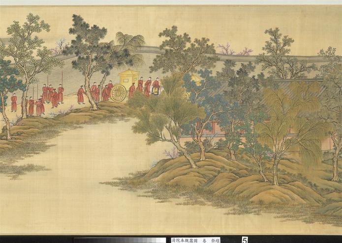 清院本亲蚕图卷 祭坛