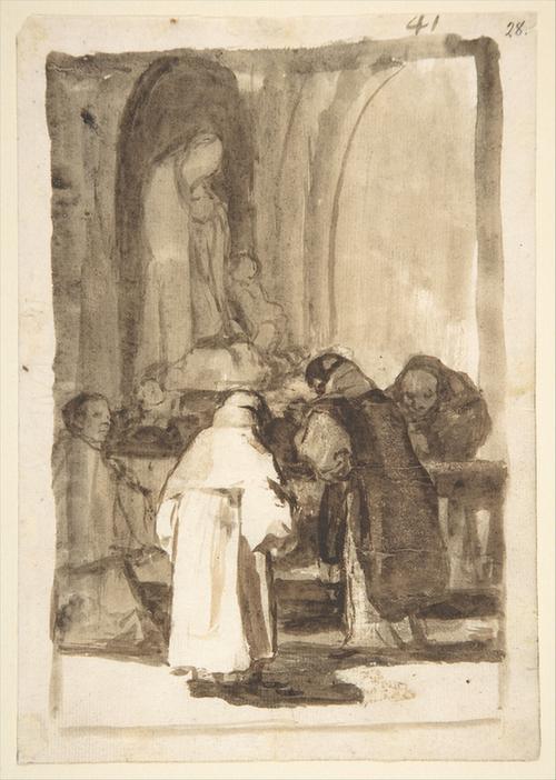 Goya--Interior of a Church; Images