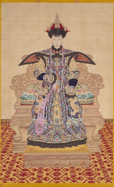 孝仪纯皇后朝服像轴