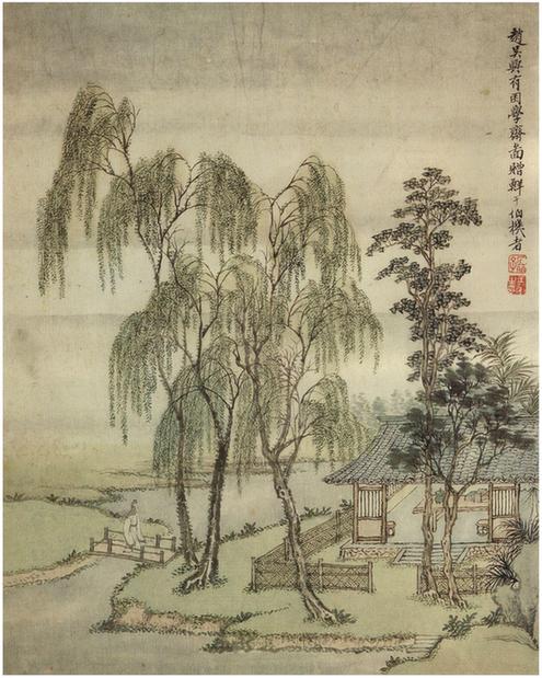 仿古山水册-11