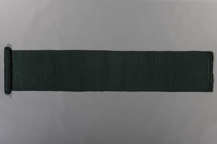 墨绿色满地勾莲叶纹花绸