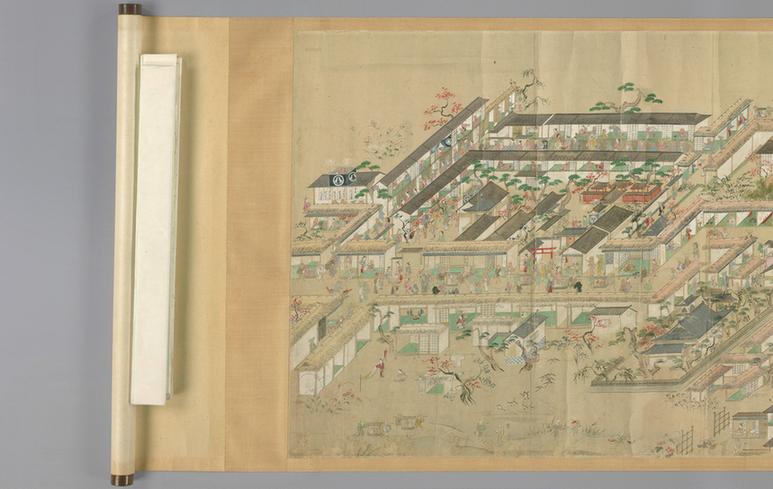 往古风俗画绘卷一