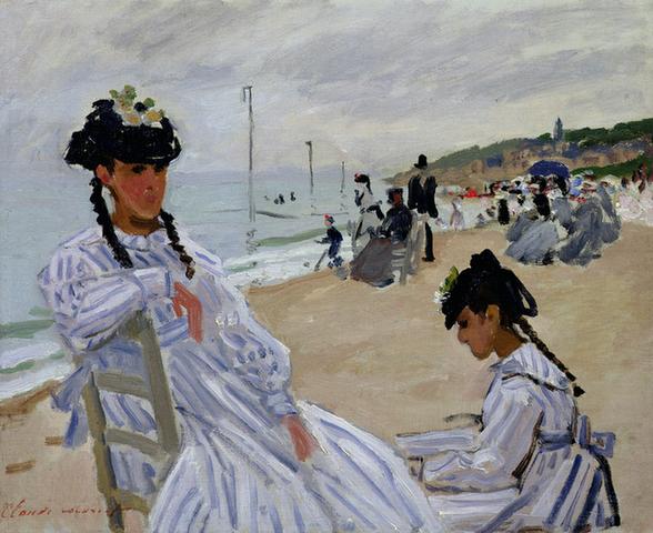The Beach at Trouville, 1870-71