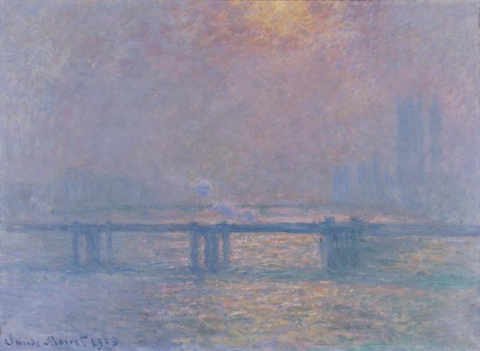 Charing Cross Bridge, The Thames, 1903
