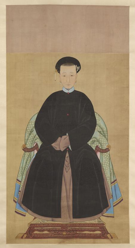 历代帝王贵妃大臣朝服像(康熙德妃)