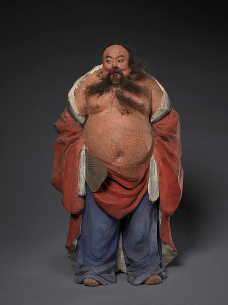 泥人张塑八仙汉钟离像