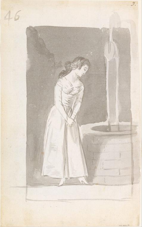 Goya--A Young Woman at a Well