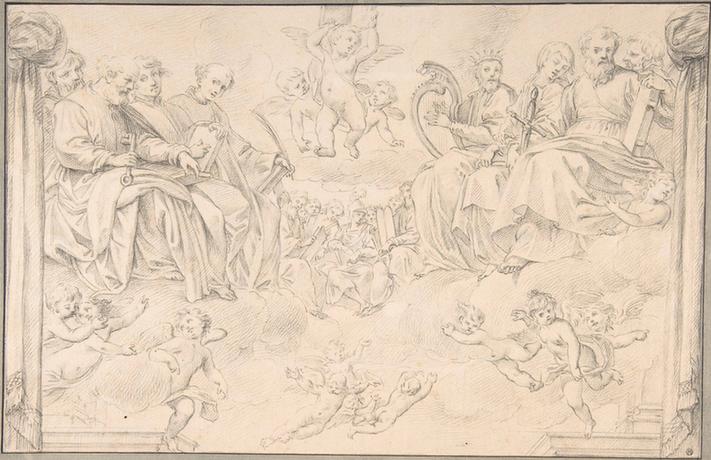 Sante Pacini--Prophets and Saints in Glory, after Bernardino Poccetti