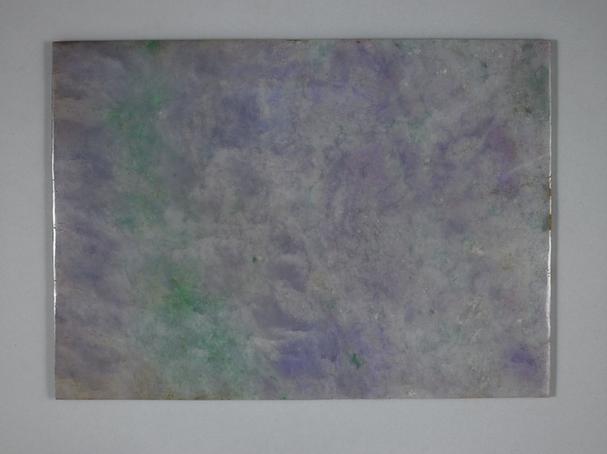 翡翠光素层峦耸翠图插屏